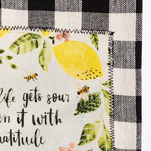 When Life Gets Sour Sweeten It With Gratitude Tea Towel Set