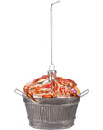 Glass Crab Bushel Ornament
