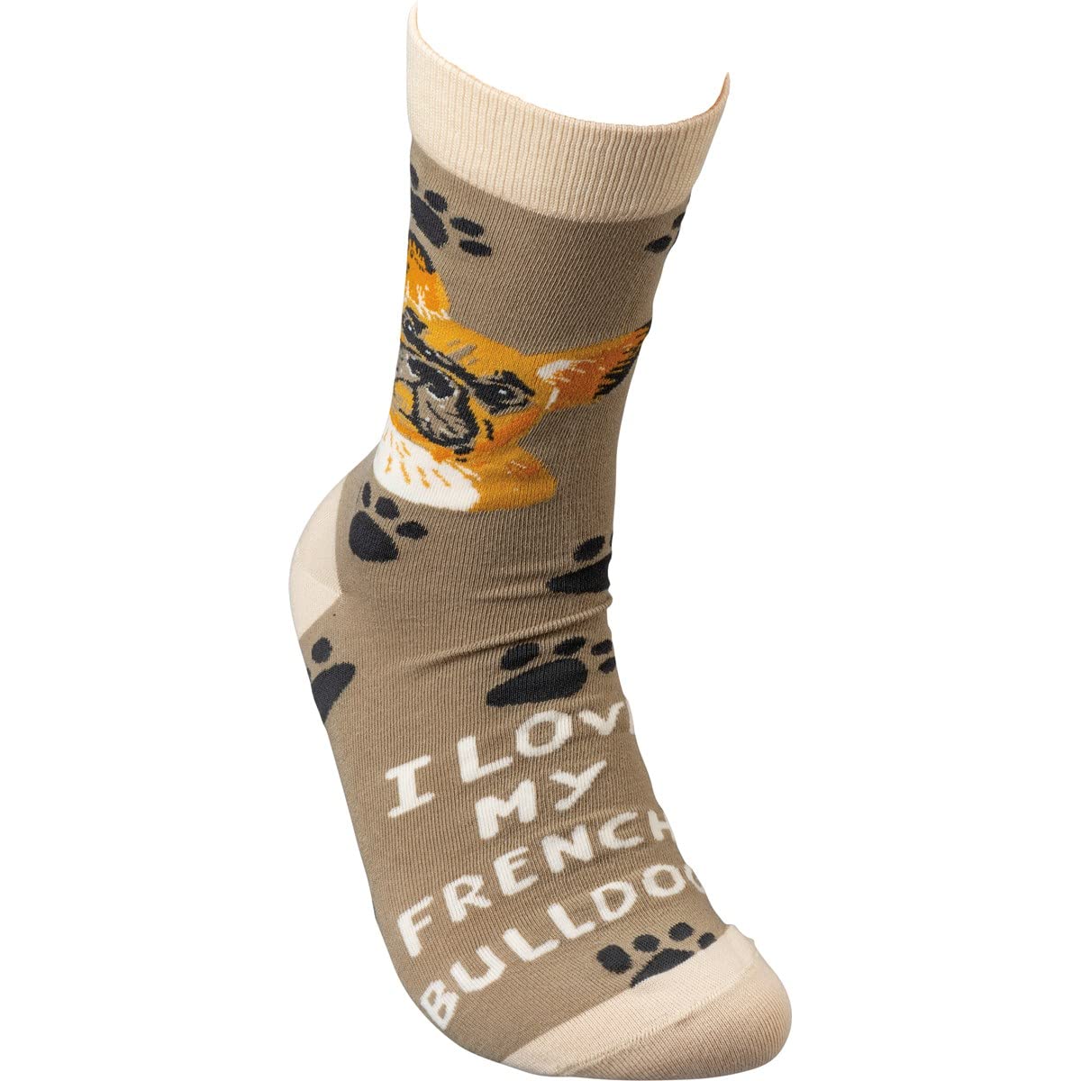 I Love My French Bulldog Socks
