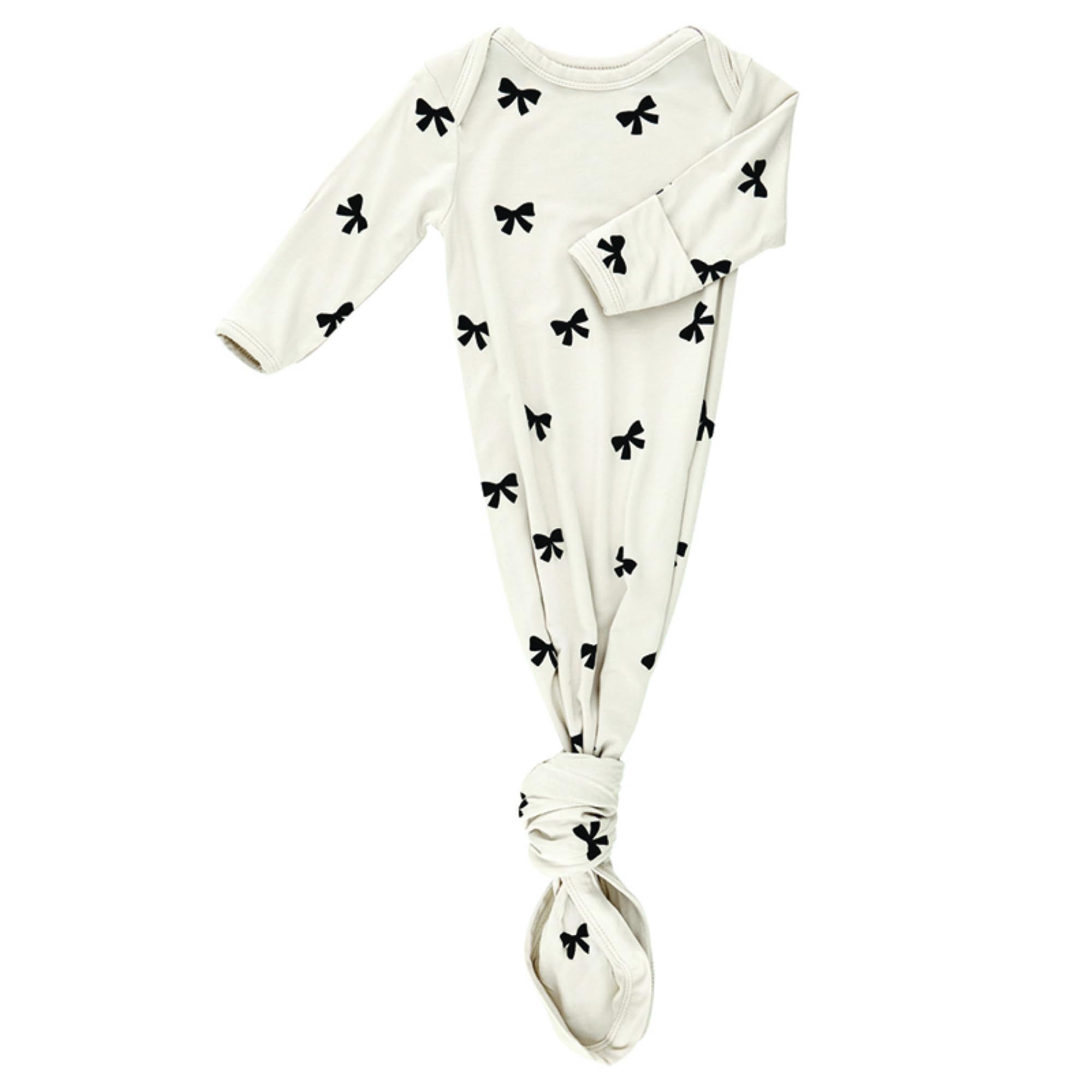 Bamboo Bows Knotted Baby Gown
