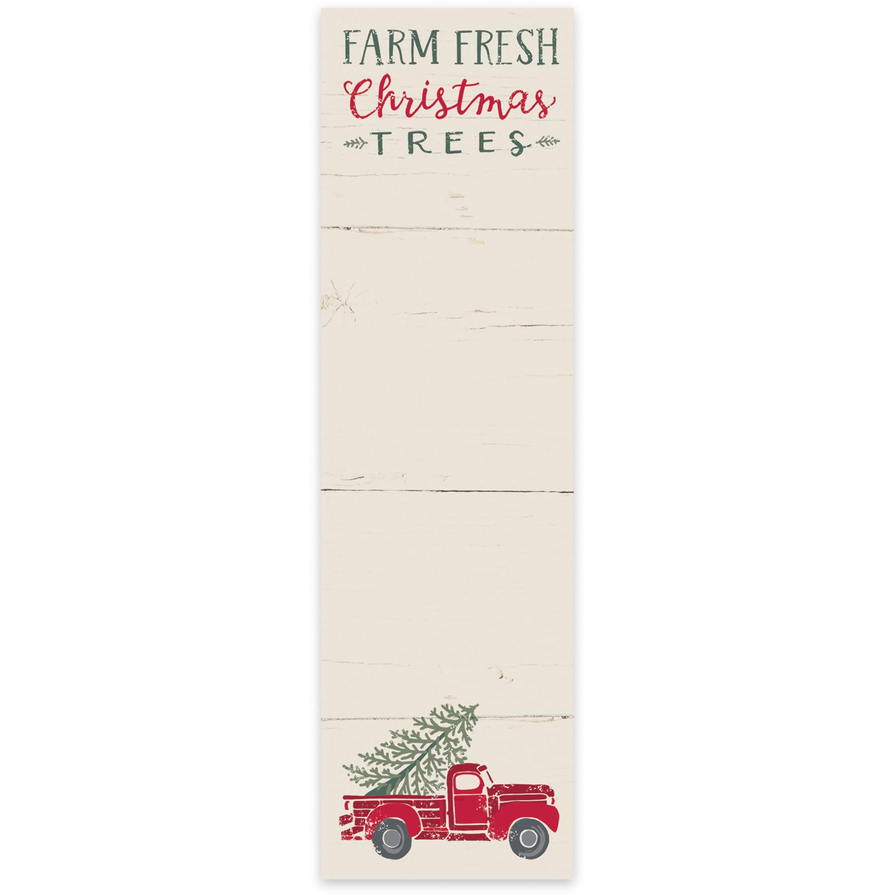 Farm Fresh Christmas Trees Magnetic List Pad