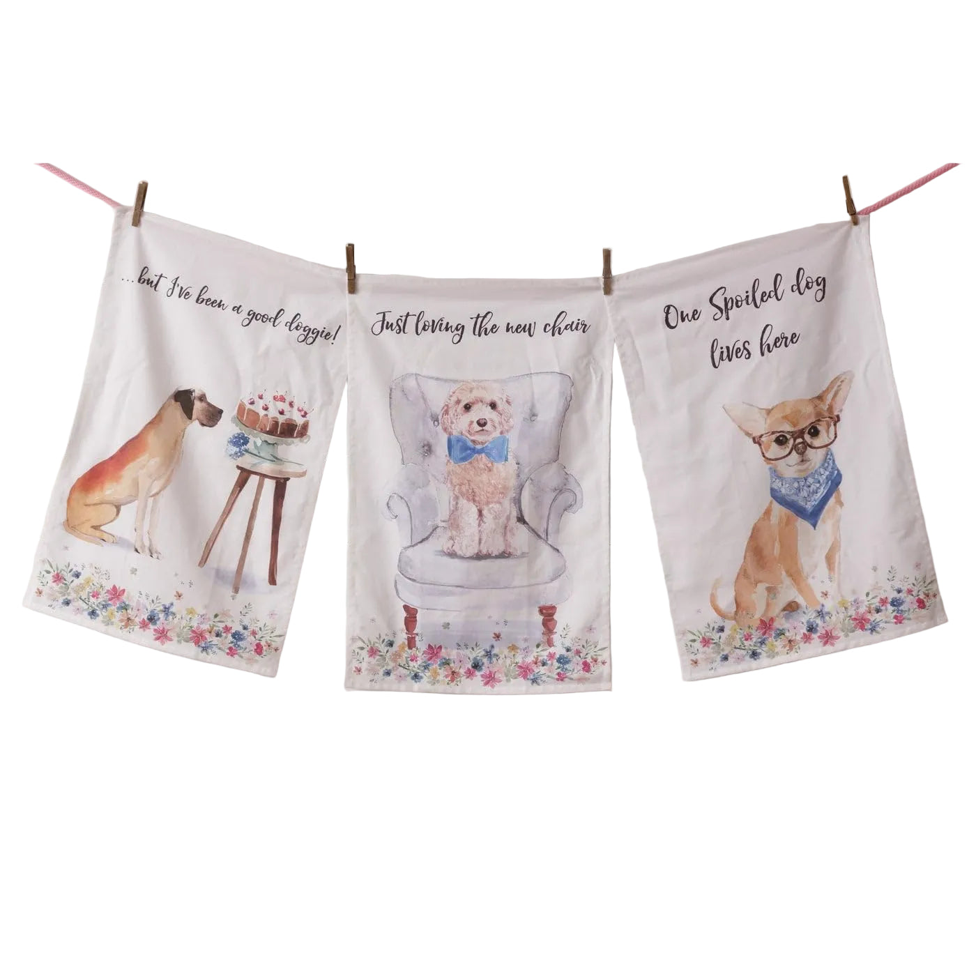Dog Lovers Tea Towel Set
