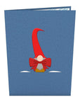 lovepop Nordic Present 3-D Pop Up Greeting Card (Gnome)
