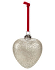Dear Darling Blown Glass Art Heart Ornament