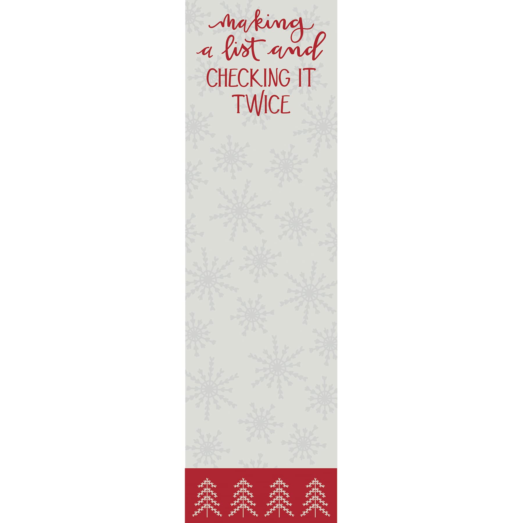 Making A List And Checking It Twice Magnetic List Pad