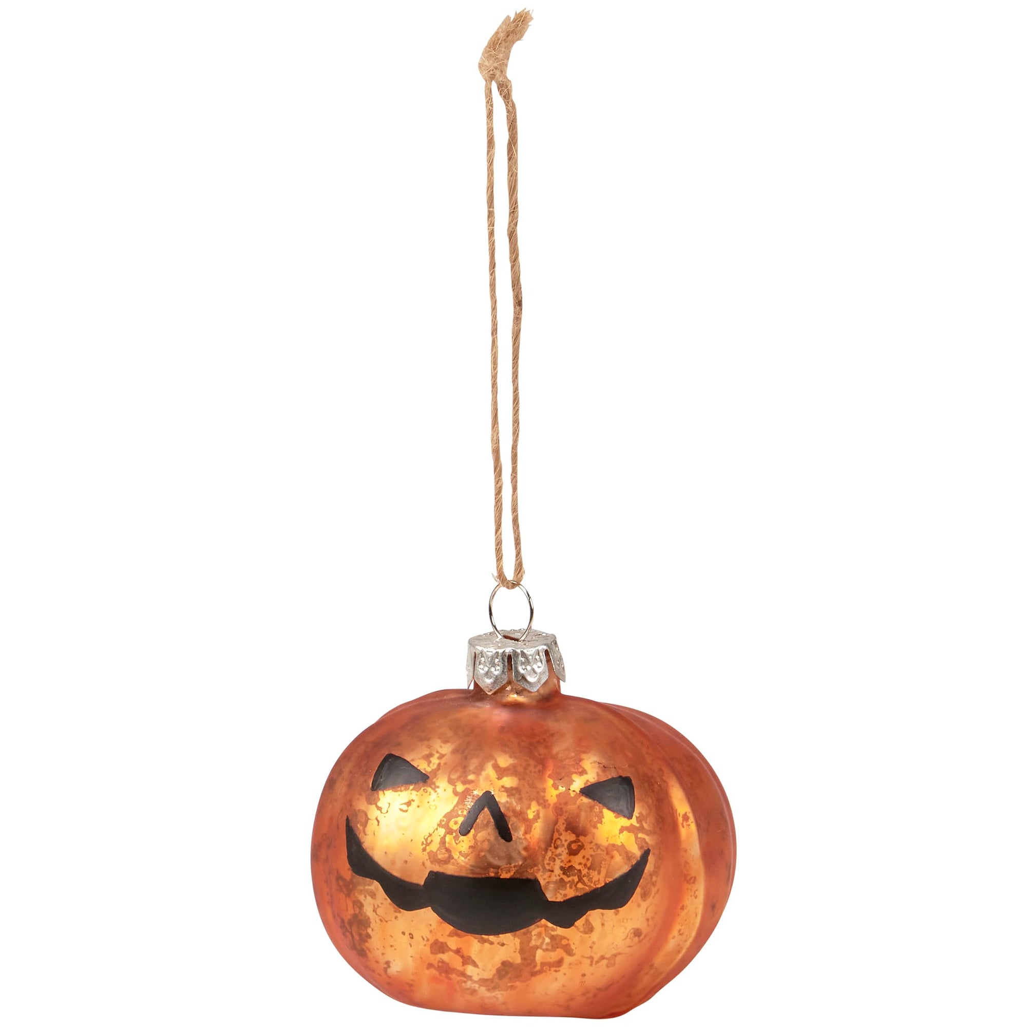 Glass Jack o' Lantern Ornament
