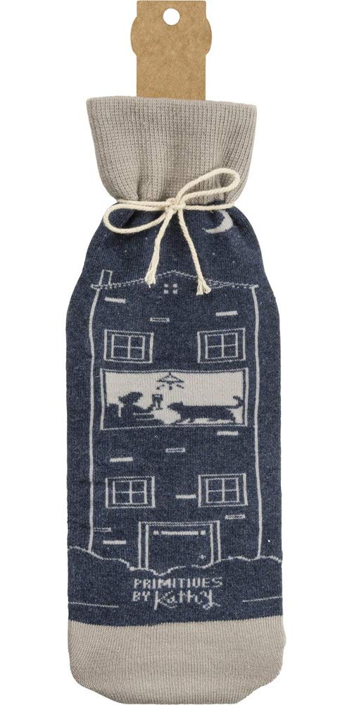 You're Not Drinking Alone If Your Cat Is Home Wine Bottle Sock