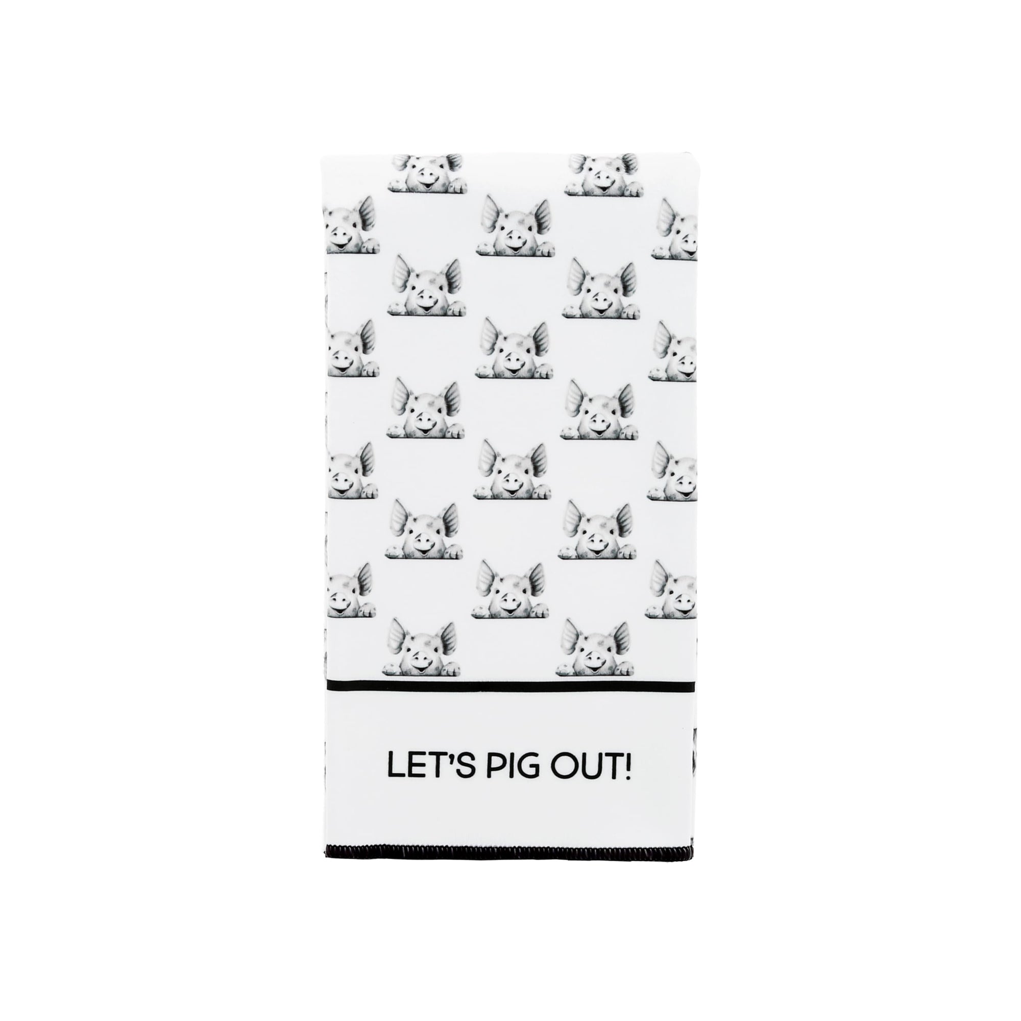 Let's Pig Out Kitchen Towel