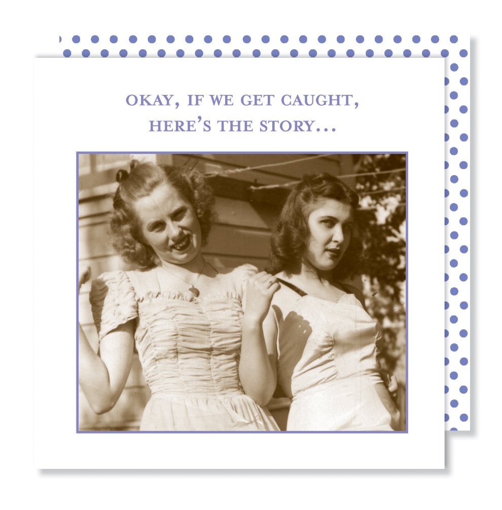 If We Get Caught, Here's The Story...Cocktail Napkins