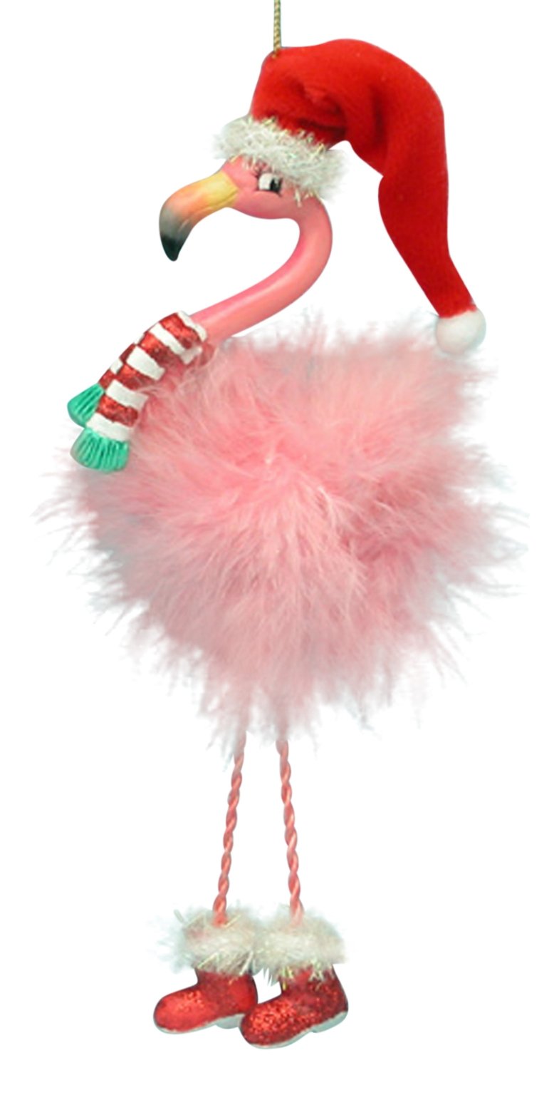Kurt Adler Christmas Flamingo Ornament