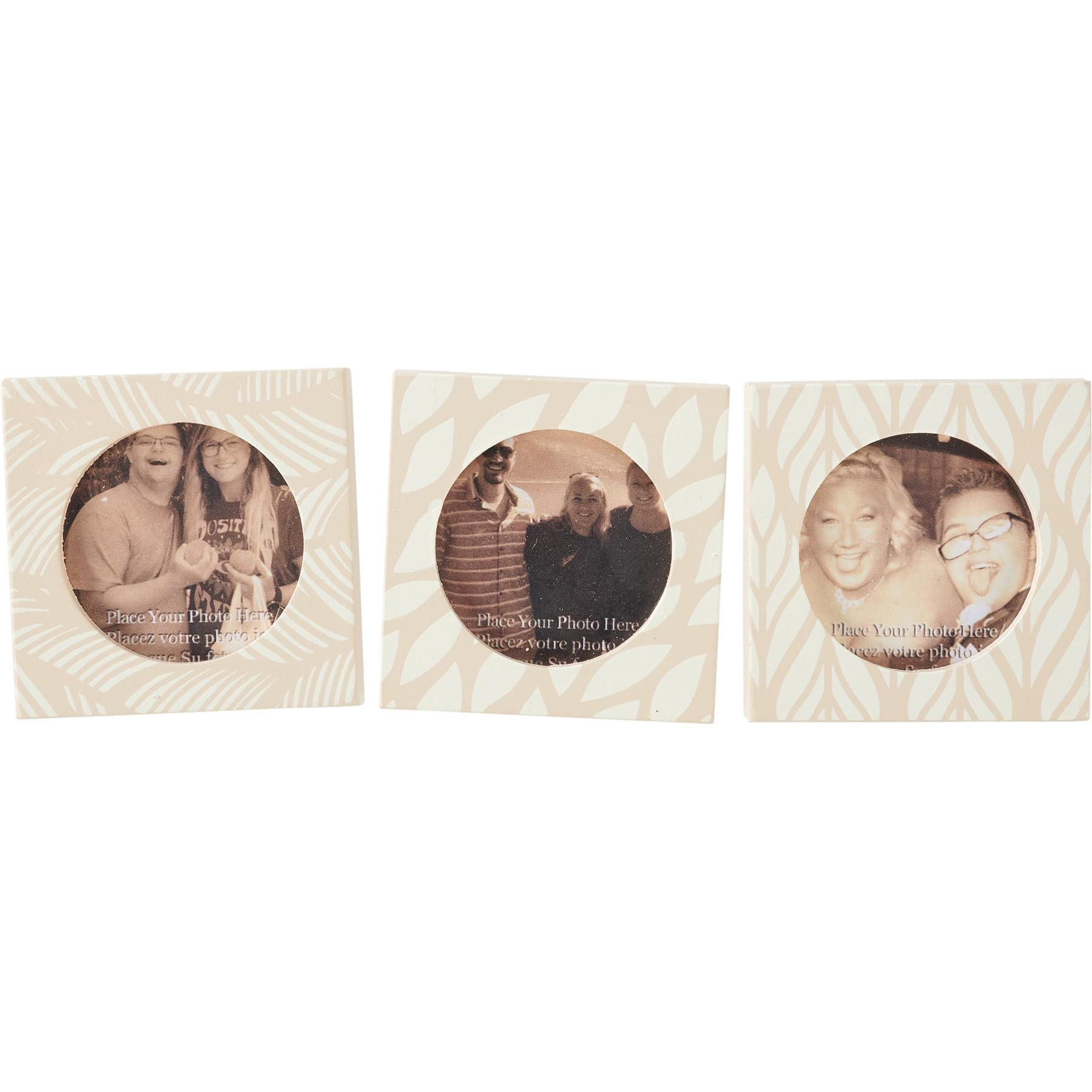 Leaf Design Mini Photo Magnet Set