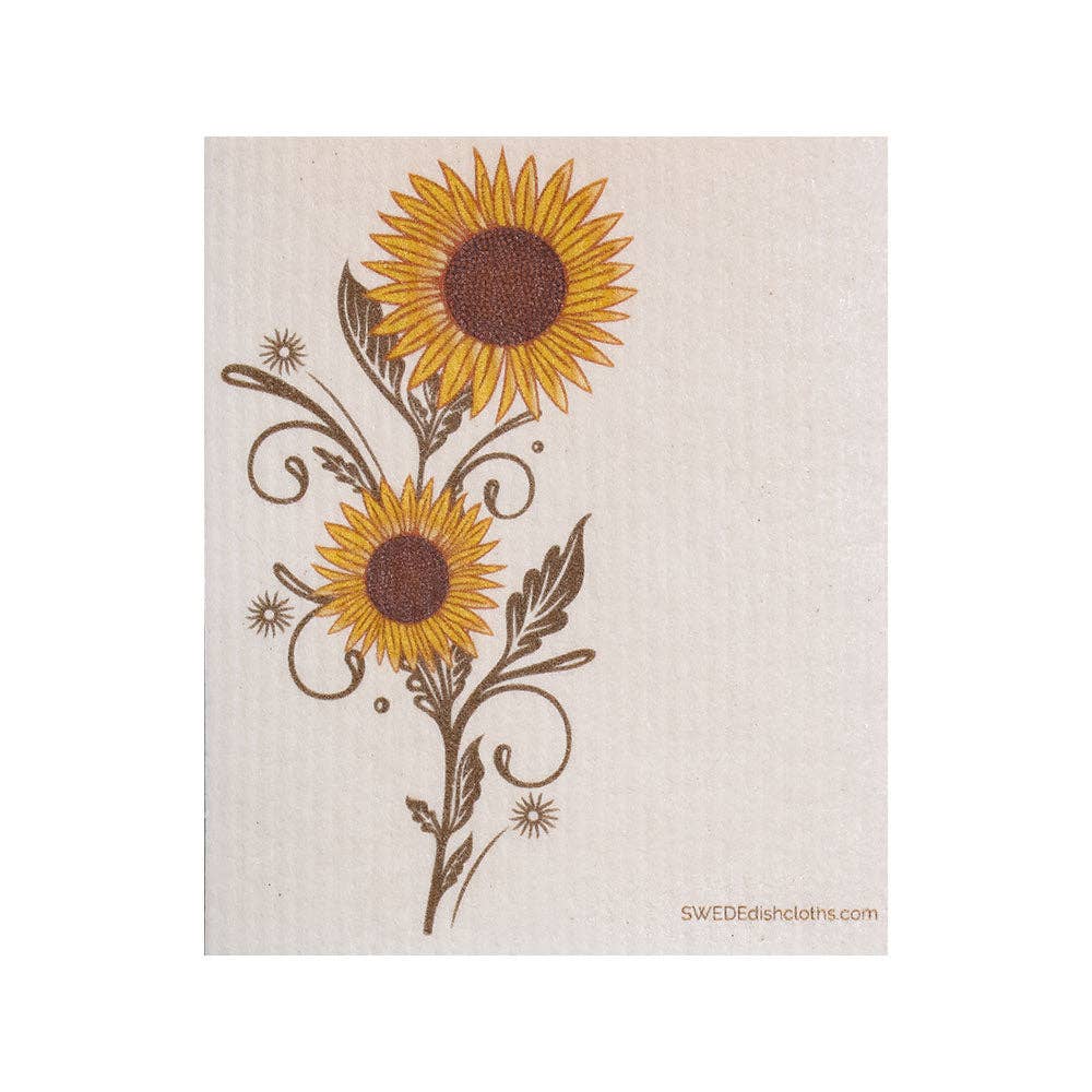 Swedish Dishcloth Sunshine Sunflower