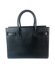 Saint Laurent Sac De Jour Embellished Patches Baby Black Leather Shoulder Bag