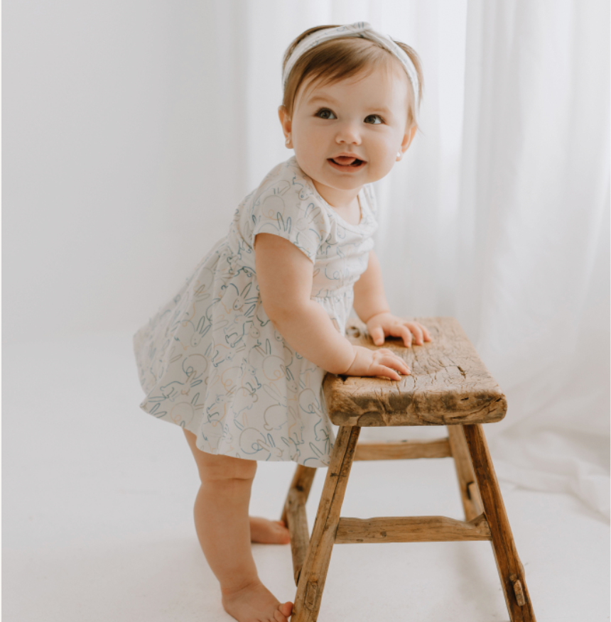 finn + emma Organic Cotton Baby Bunny Headband