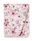 Watercolor Floral Baby Stroller Blanket - Bamboo