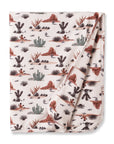 Cactus Trails Baby Stroller Blanket – Soft Bamboo Southwest