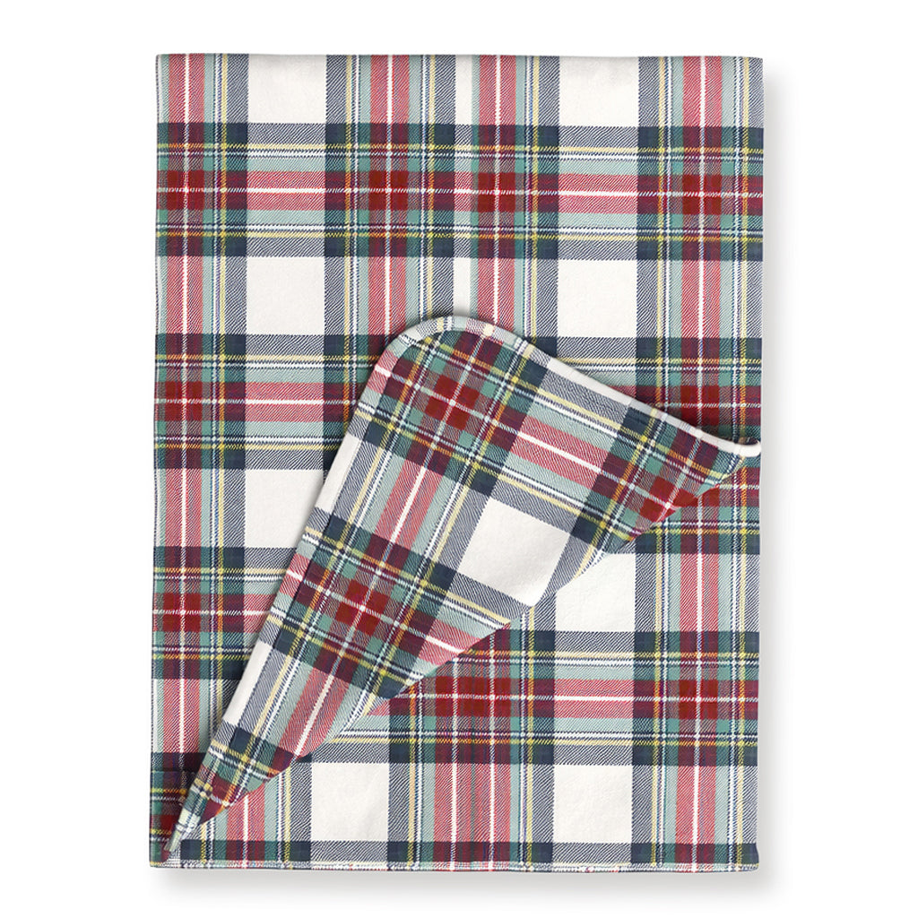 Holiday Plaid Baby Christmas Stroller Blanket – Soft &amp; Cozy