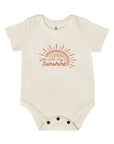 finn + emma Organic Cotton You Are My Sunshine Bodysuit