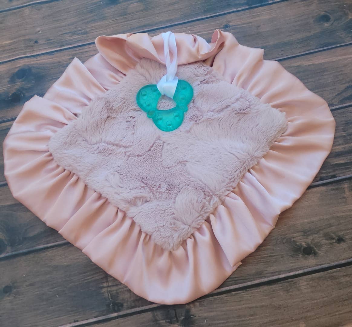 Pink Teether Blanket