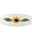 GIRASOLE oval floral pocket emptying cm 28x11