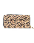 Cheetah Zip Around Clutch