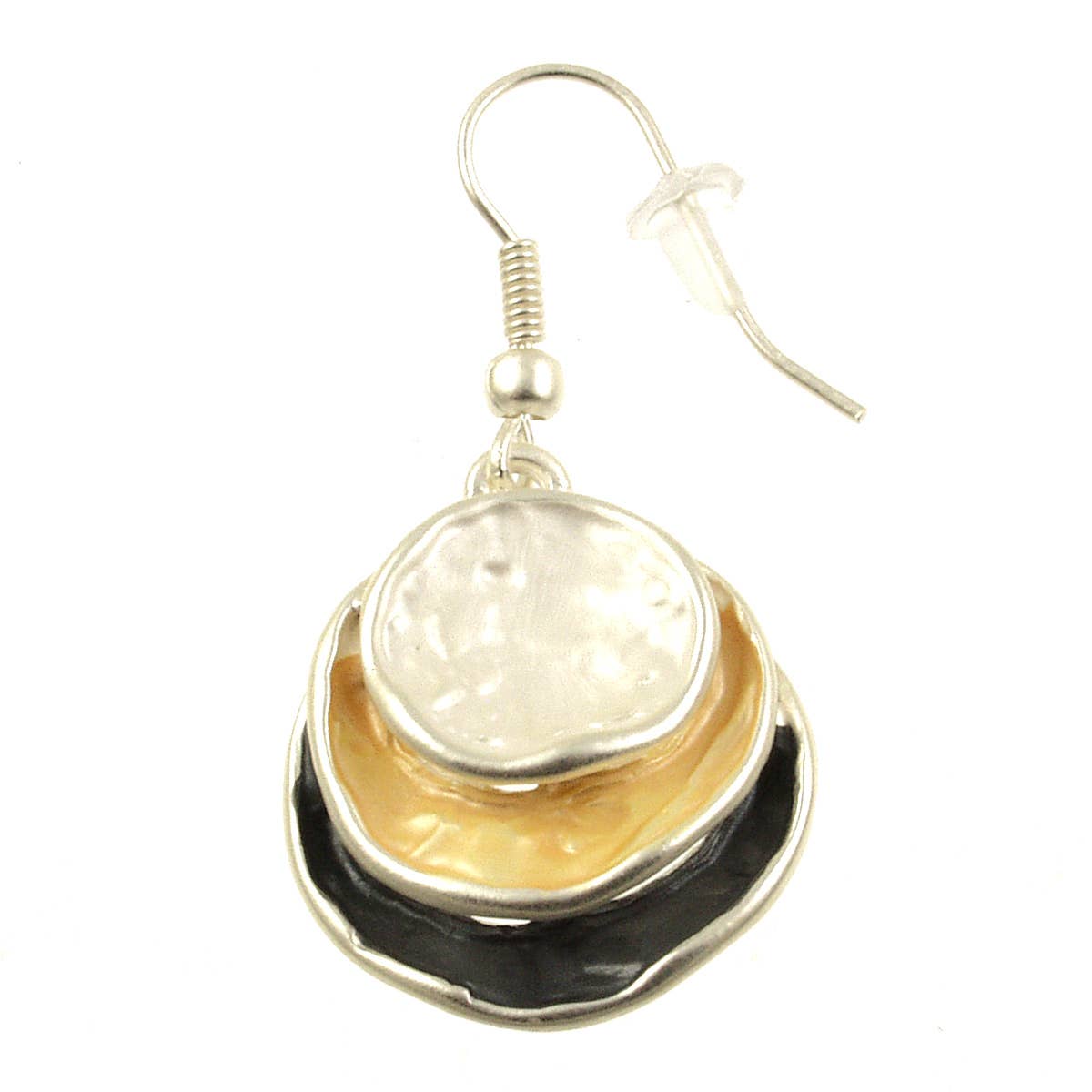 Three Circles Layered Earrings