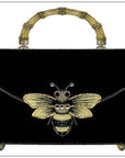 s.e. hagarman Posh Bee Purse Birthday Greeting Card