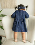finn + emma Organic Cotton Starry Night Twirl Dress