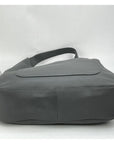 Prada Vitello Daino Grey Hobo Bag