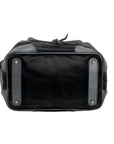 CHANEL Satin CC Large Black Bucket Shouler Bag