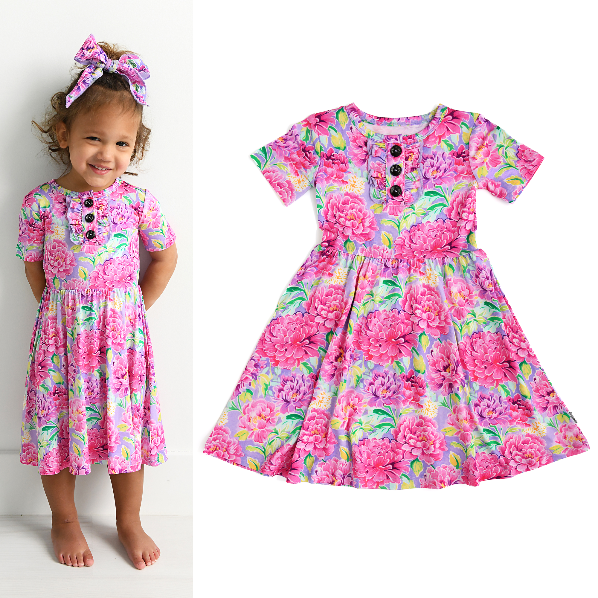 Bamboo Kids Girl Toddler Clothing Tutu Dress Delilah