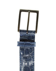 ALLIGATOR Belt, Denim