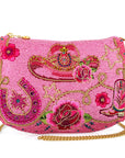 Mary Frances Rodeo Drive Beaded Crossbody Handbag