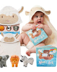 Bearington Baby Noah's Ark 5 Piece Bath Time Set