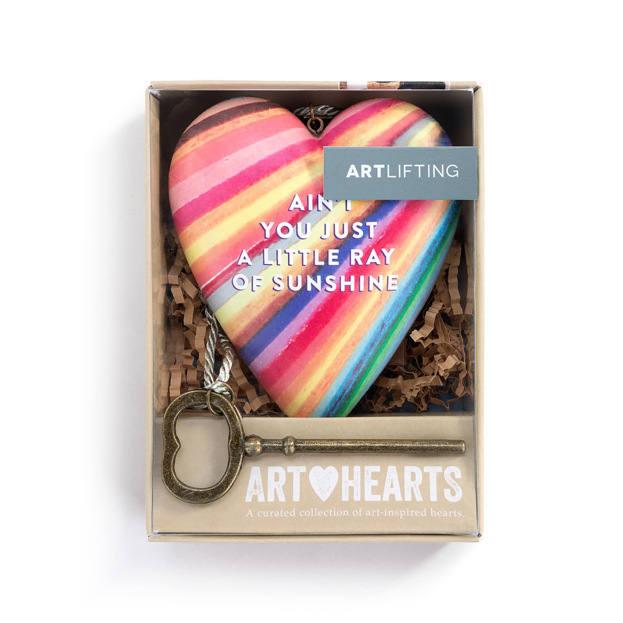 Ain't You Just A Little Ray Of Sunshine Art Heart Ornament