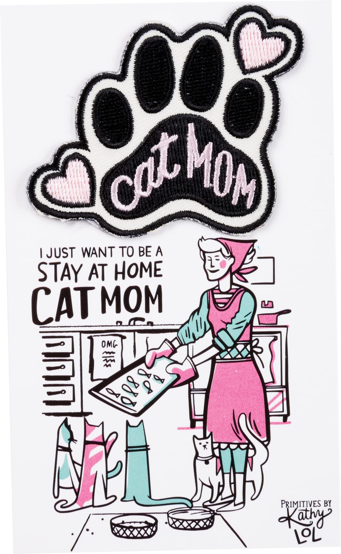 Stay At Home Cat Mom Patch