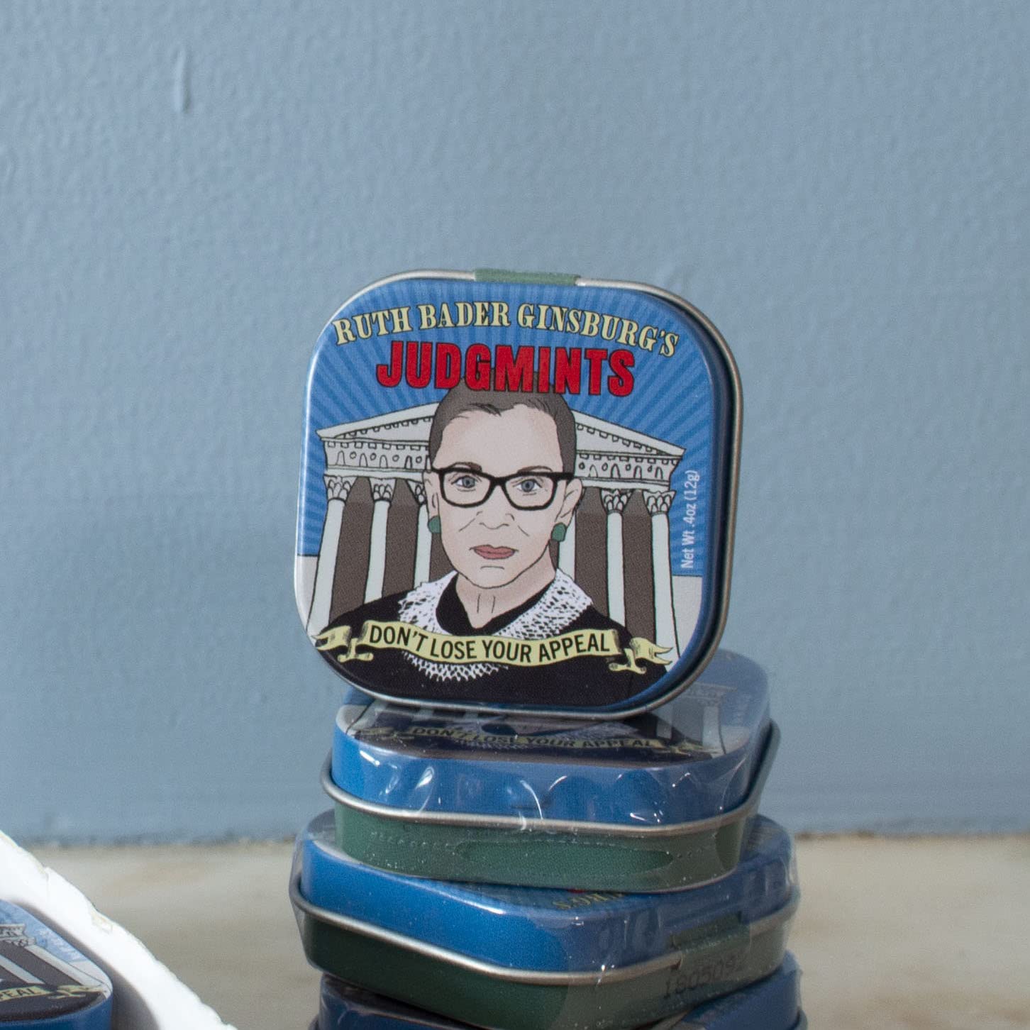 Ruth Bader Ginsburg's JudgMints RBG Breath Mints