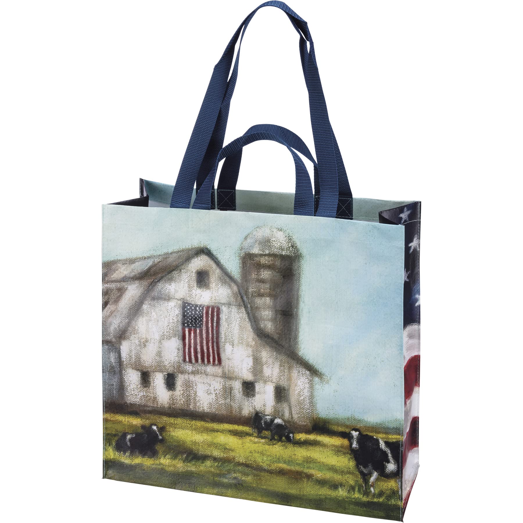 Farm And Flag Tote Bag