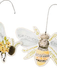 Bumblebee Watercolor Ornaments