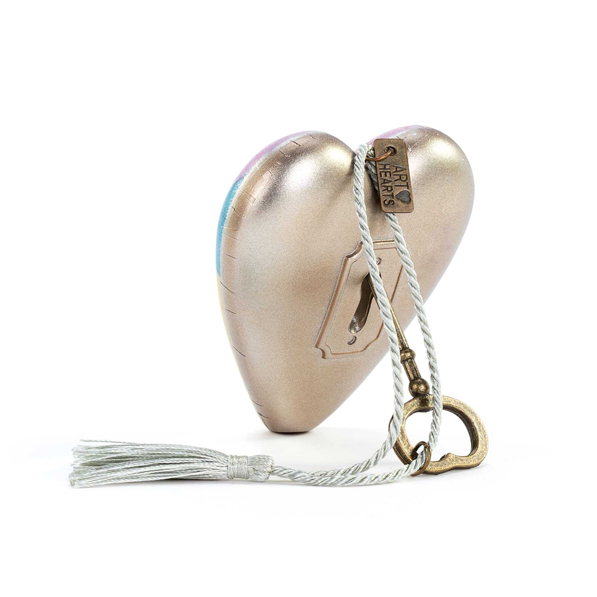What A Wonderful World Art Heart Ornament