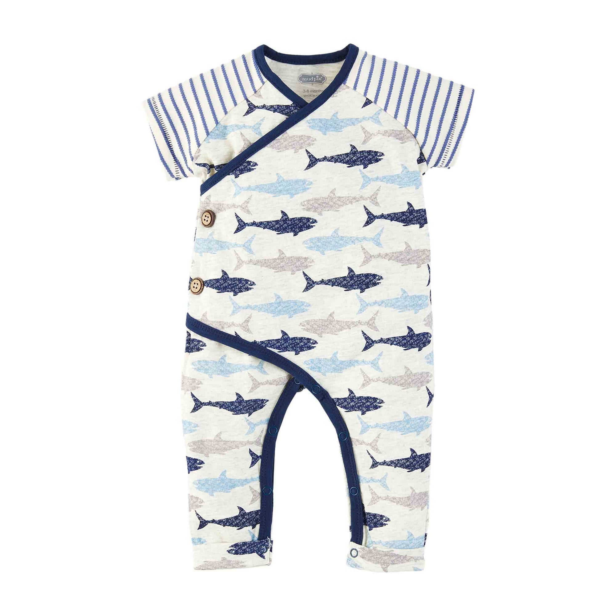 Mud Pie Baby Shark One Piece