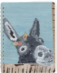 Floral Crown Donkey Notebook