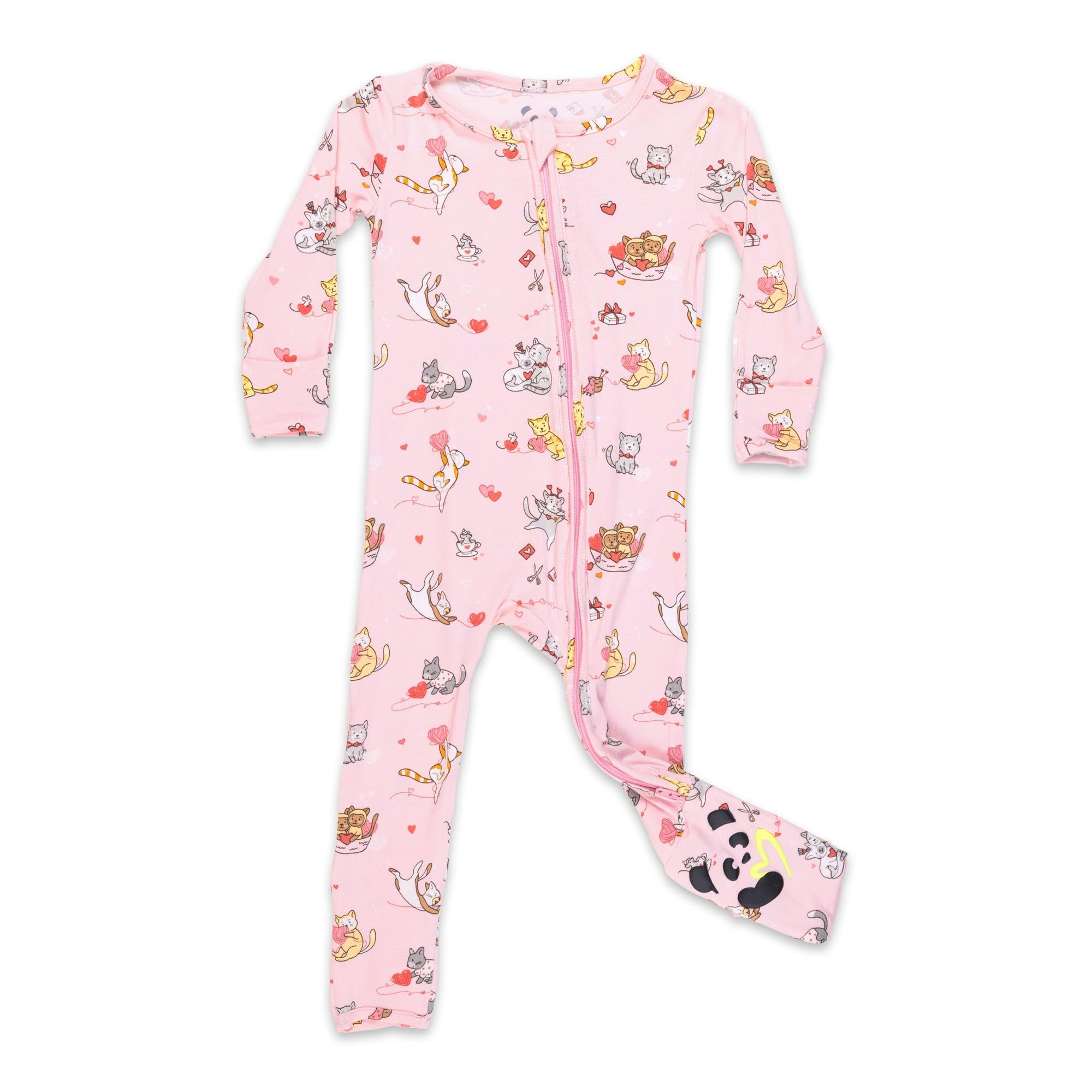 Bellabu Bear Love Kittens Footie
