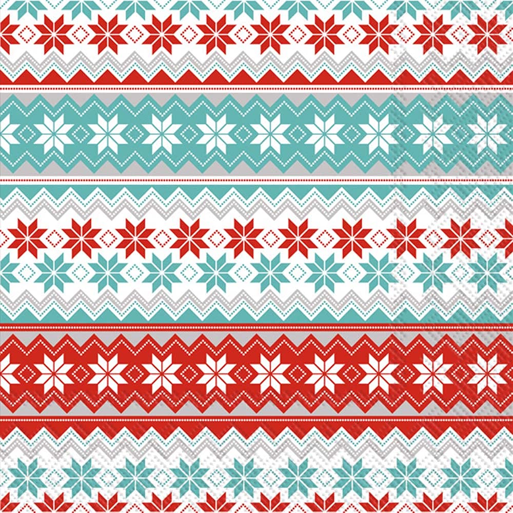 Luncheon Snowflake Napkins