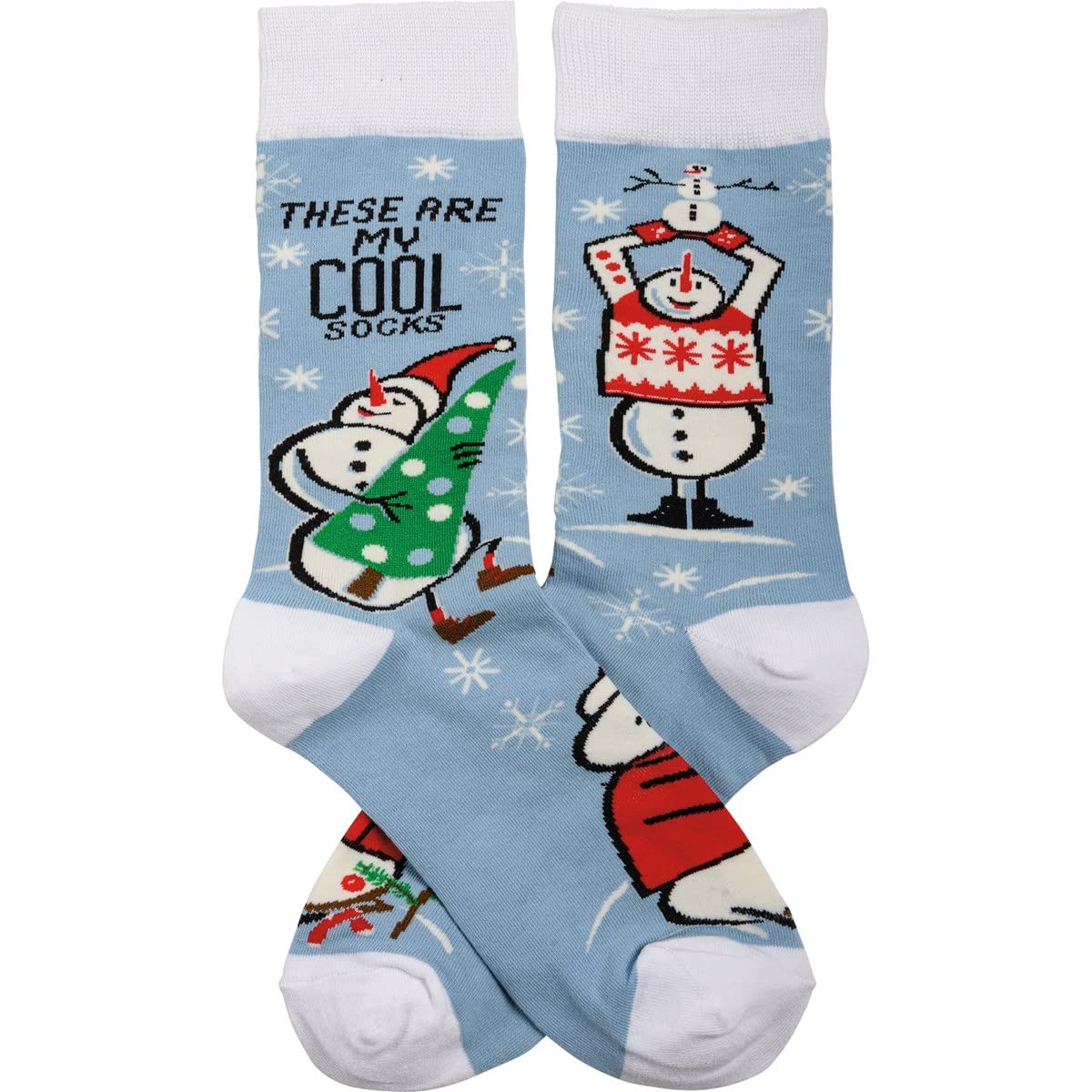 These Are My Cool Socks Snowman Socks