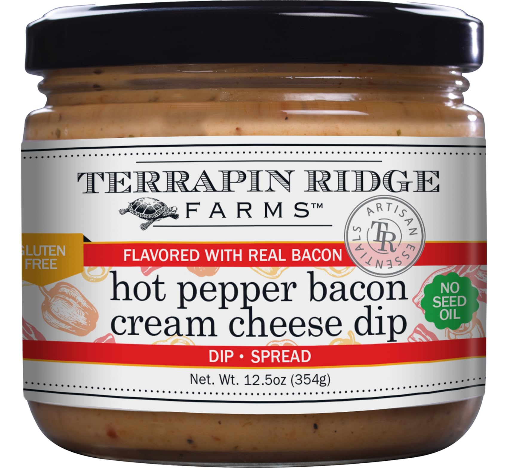 Terrapin Ridge Farms Hot Pepper Bacon Cream Cheese Dip