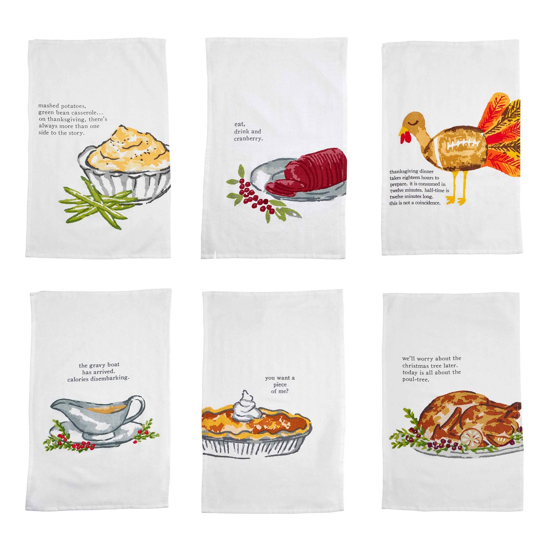 Mud Pie Thanksgiving Tea Towel