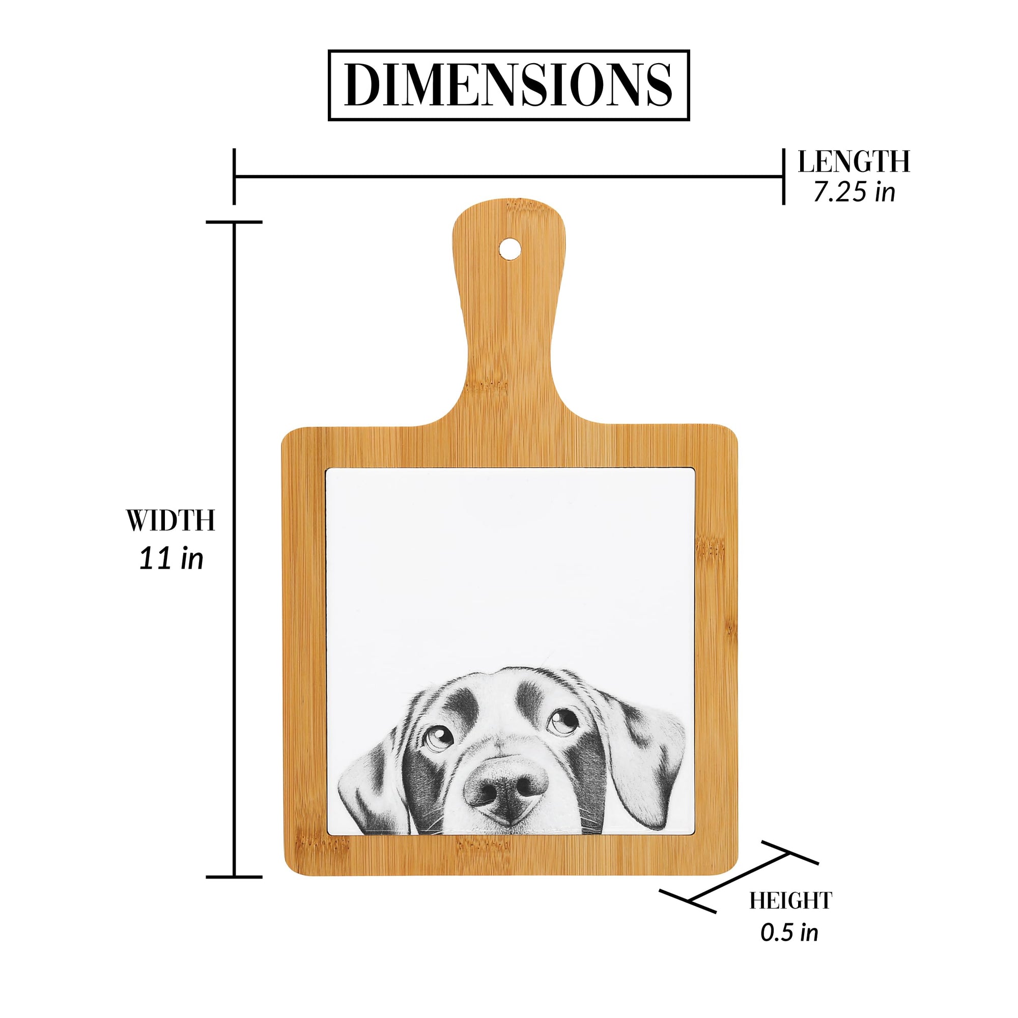 Black Labrador Charcuterie Board