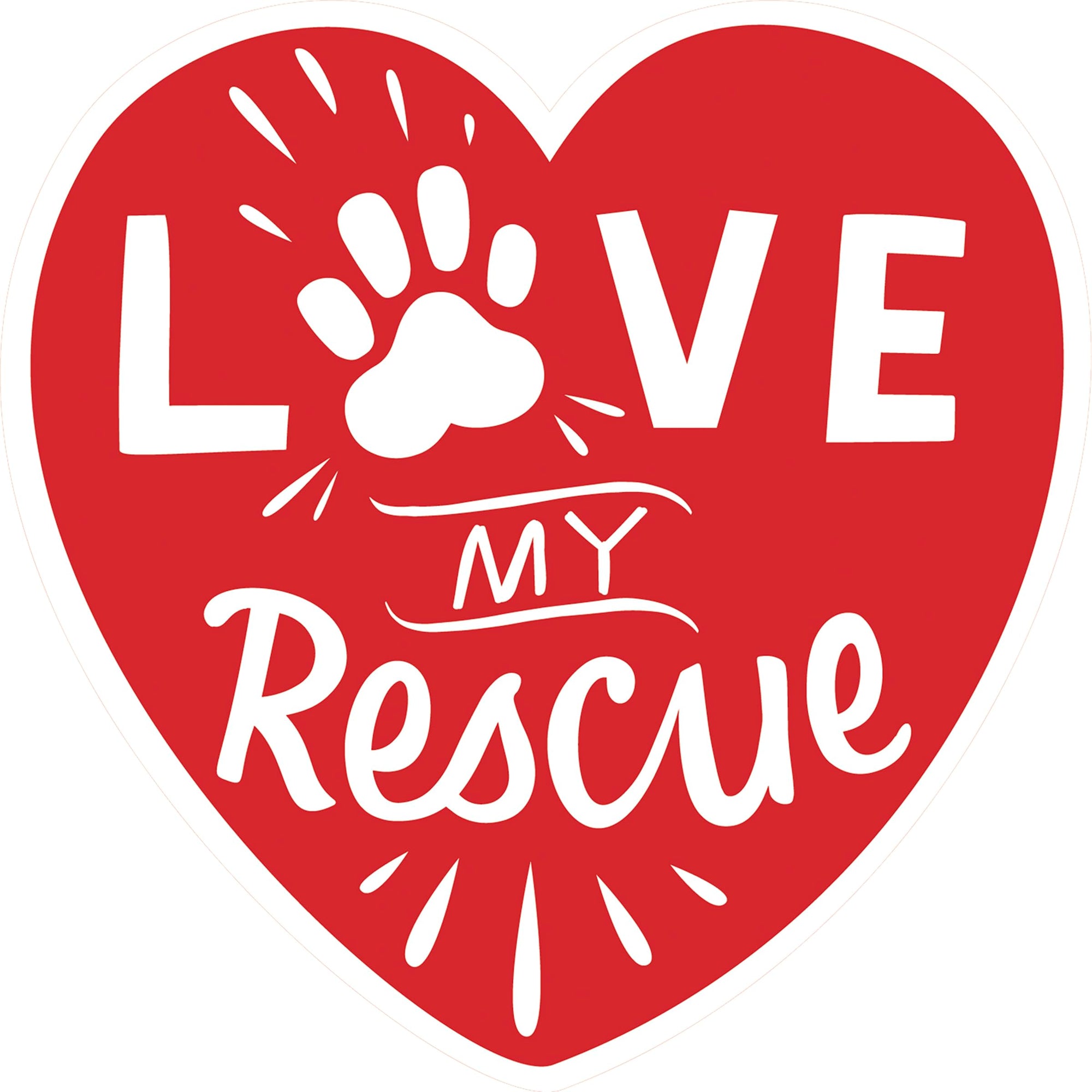 Love My Rescue Magnet