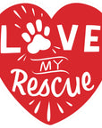 Love My Rescue Magnet